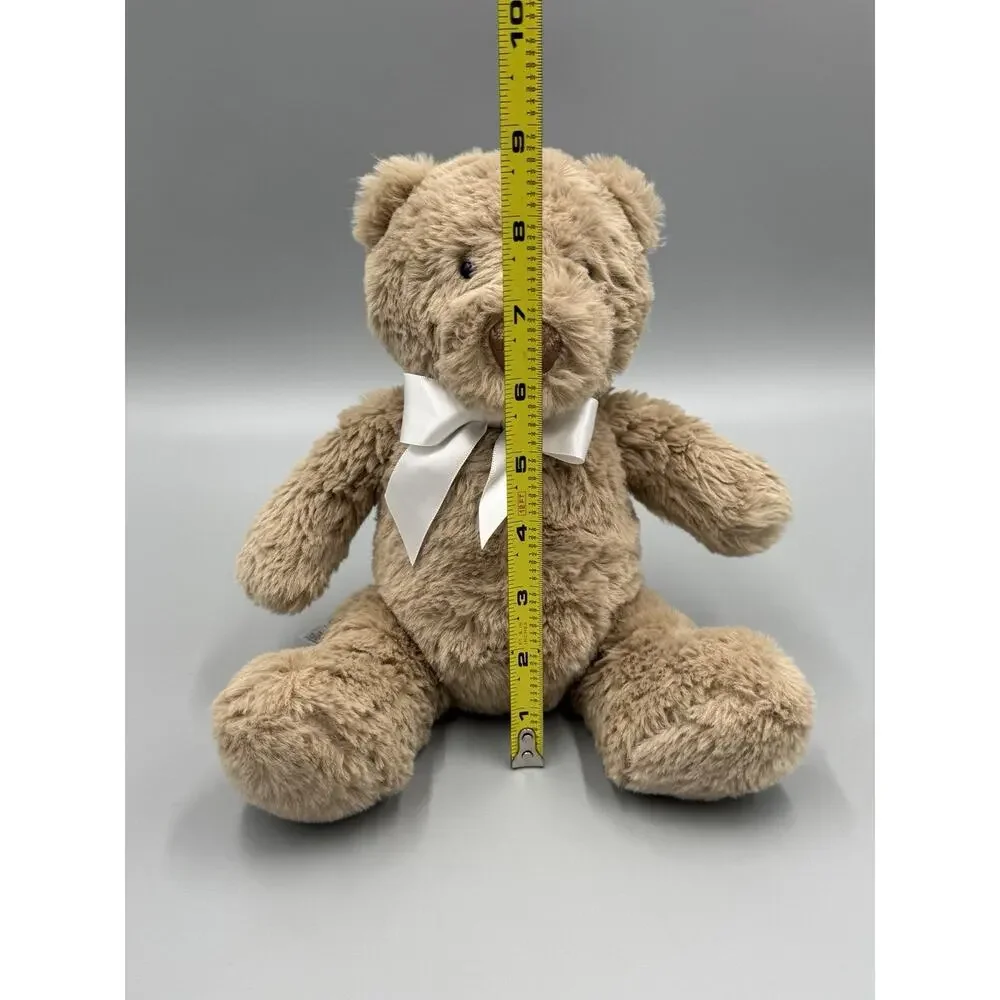 Snug Teddy Bear Plush 9” Stuffed Animal W/ Ribbon Bow